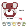 Cartoon Animal Silicone Baby Teether with Pacifier Clip