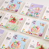 A collection of watercolor painting books featuring dream ocean and forest animals for kids