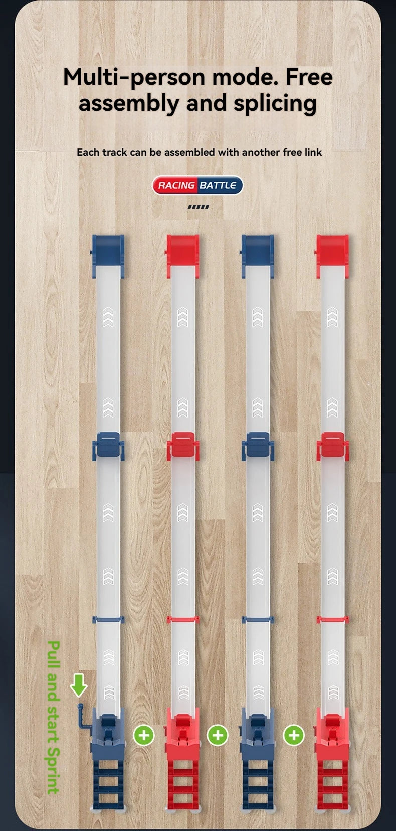 DIY Catapult Racing Car Track Set