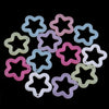 Colorful Acrylic Star Pendants for DIY Jewelry Making & Keychains