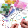 Glass Seed Beads Craft Kit with Organizer Box