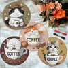Van Gogh Starry Night Diamond Painting Coaster Kit with Metal Holder