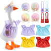 Mini Goose Summer Outfit Set with Hat, Dress, and Bag