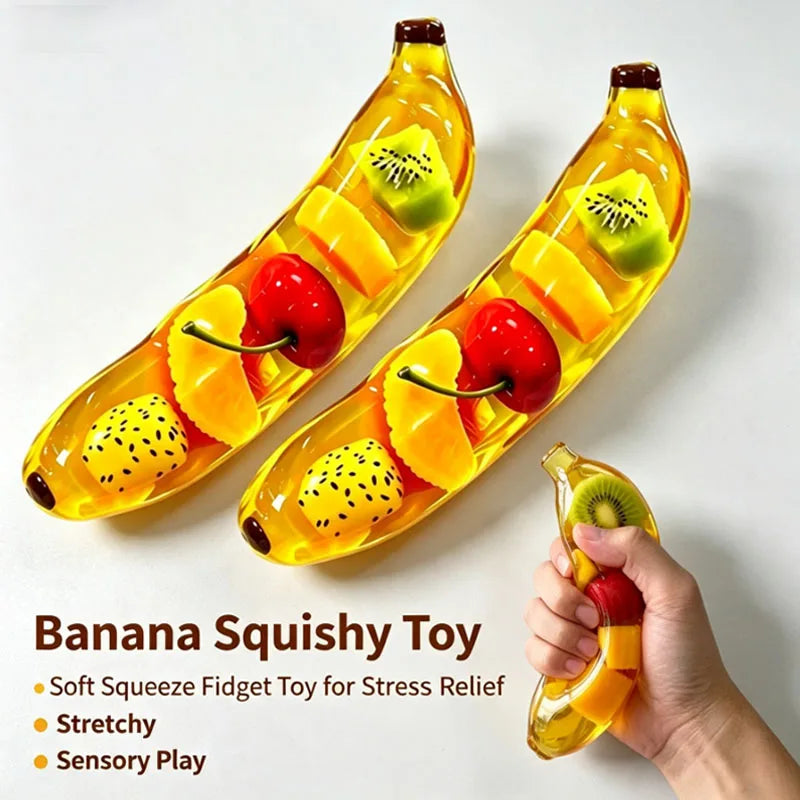 Slow Rising Banana Squishy Stress Relief Toy