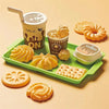 Pretend Play Hamburger & Food Toy Set