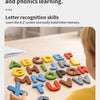 Montessori Wooden Spelling Game with Letter Matching Cards
