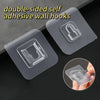 Clear Double-Sided Adhesive Wall Hooks