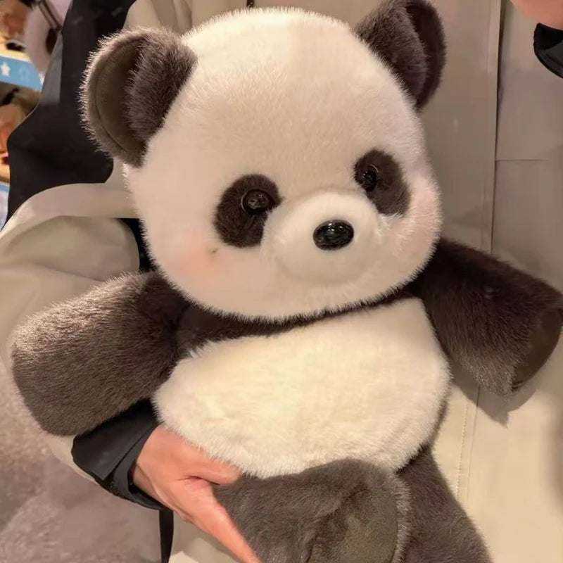 Huggable Running Panda Plush Toy – 45cm Soft Companion