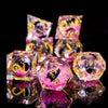 Liquid Core Cat Resin Dice Set for Dungeons & Dragons
