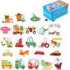 Montessori Wooden Animal Puzzle Set with Storage Box