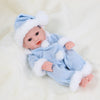 Lifelike 12-Inch Reborn Baby Doll with Outfit – Soft Vinyl, Huggable & Cute
