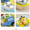 Farm Animal Wooden Screw Puzzle Toy Set with Child-Safe Tools