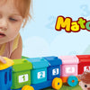 Counting & Sorting Farm Train with 9 Animal Figures