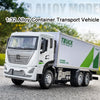 1:32 Scale Diecast Container Truck Toy – Fruit & Vegetable Transport Vehicle
