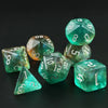 Iridescent Glitter Dice Set for D&D and Tabletop RPGs