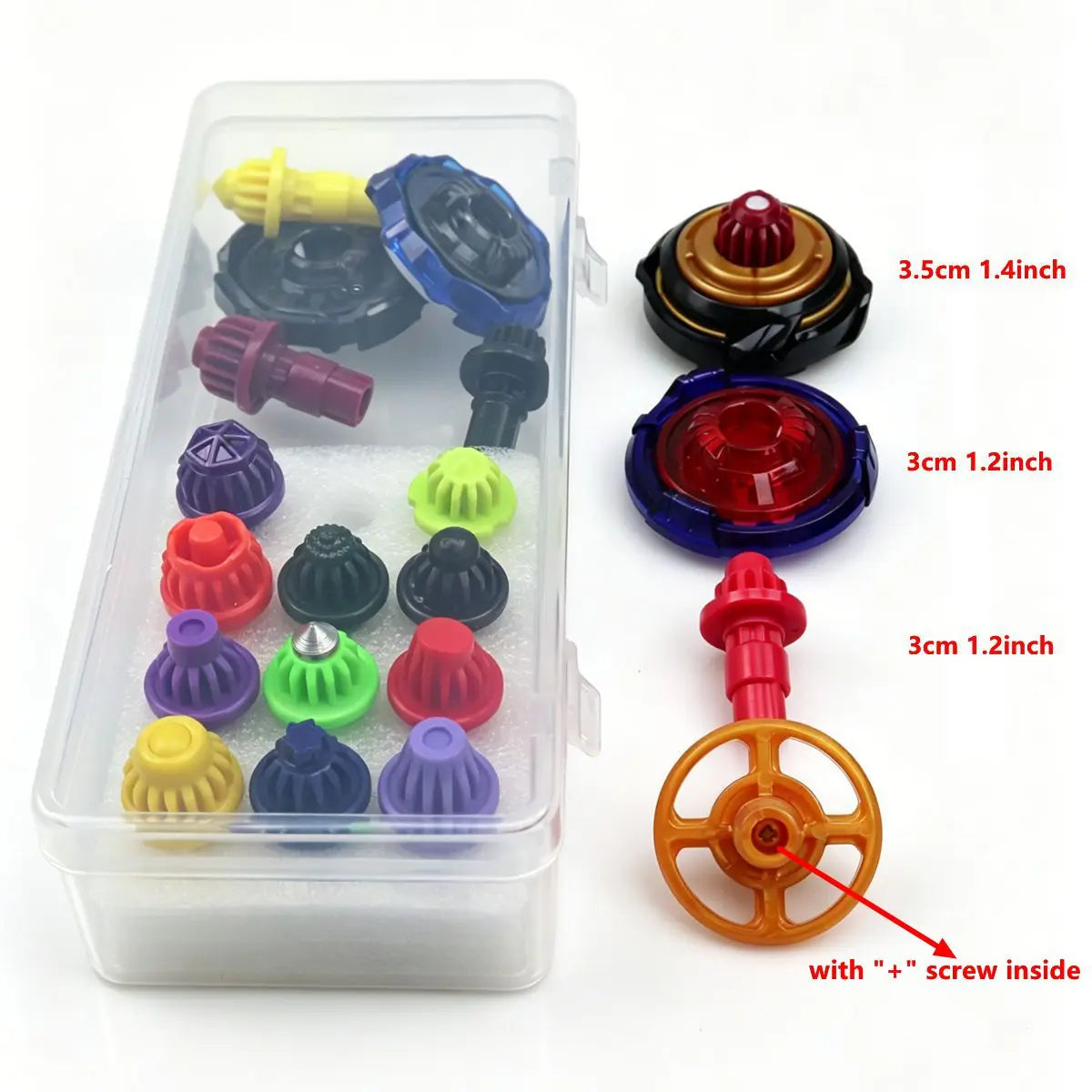 Spinning Top Customization Kit with Storage Case