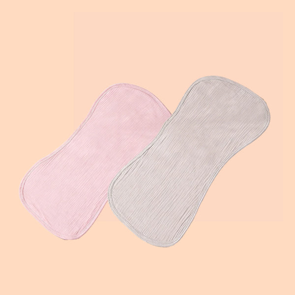 6-Layer Absorbent Baby Burp Cloths (2-Pack)