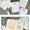 A collection of cute stationery memo pads featuring checklists, daily planning layouts, and various note pages.