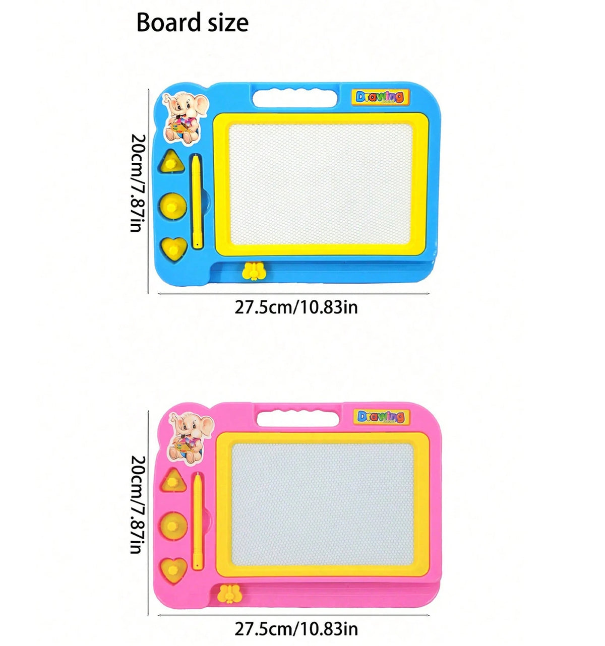 Kids' Magnetic Drawing Board with Colorful Graffiti Fun