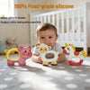Cartoon Animal Silicone Baby Teether with Pacifier Clip