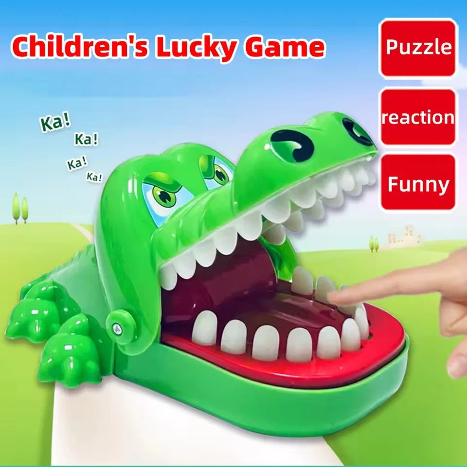 Crocodile Dentist Biting Finger Game – Funny Party Toy for Kids & Adults