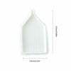 White large diamond painting tray with a pop-up plug for bead sorting