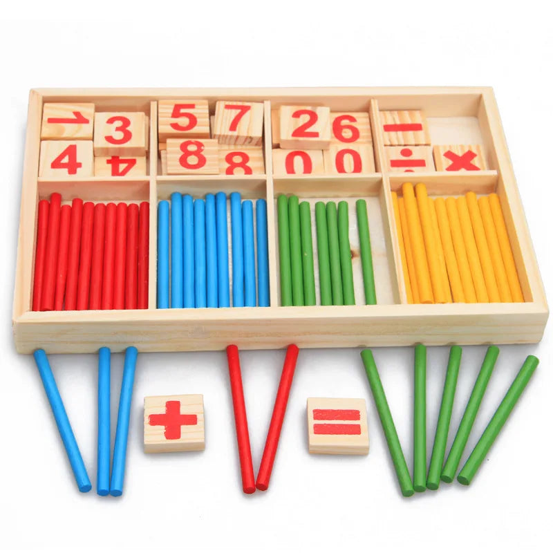 Wooden Multiplication Table Math Learning Toy for Kids