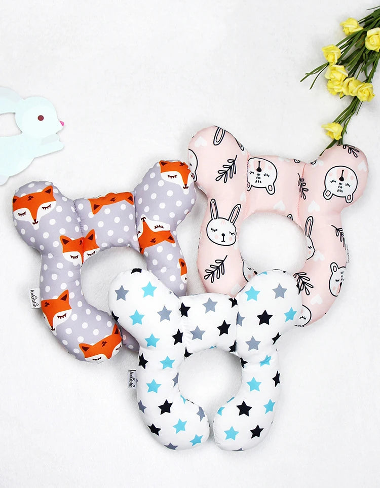Soft U-Shaped Baby Head and Neck Support Pillow for Car Seat Travel