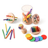 Wooden Shape & Color Sorting Toy for Toddlers