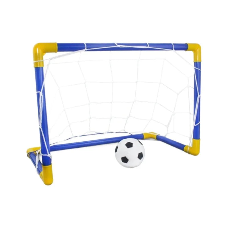 Portable Foldable Soccer Goal Set with Ball and Pump