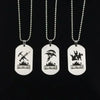 Fortnite Emblem Stainless Steel Charm Pendant Necklace