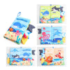 A set of colorful SeaWorld baby books featuring marine animals like dolphins, sharks, and octopuses.