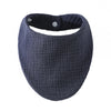 Organic Cotton Muslin Baby Bib with Bandana Style
