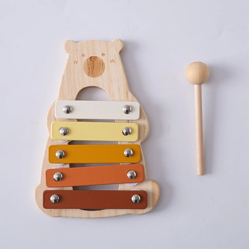 Cartoon Elephant Xylophone Musical Toy for Toddlers