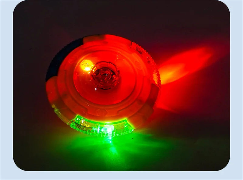 Light-Up Spinning Tops with Flashing Effects