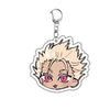 Acrylic keychain set featuring characters Isagi, Bachira, and Kunigami from Blue Lock