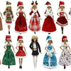 Festive Christmas Outfit Set for 11.5-Inch Dolls