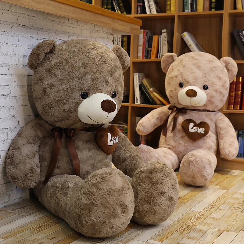 Soft Plush Teddy Bear with Heart Design