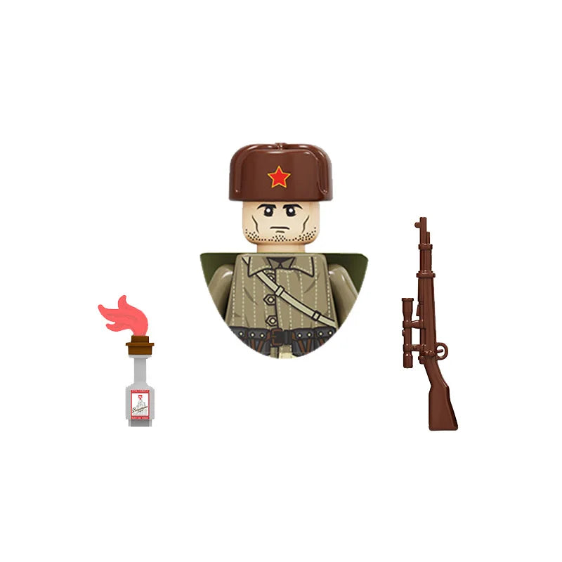 Mini Military Soldier Building Block Figures - Camouflage Airman Sets