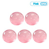 Five pink silicone stress relief balls for squishy toys