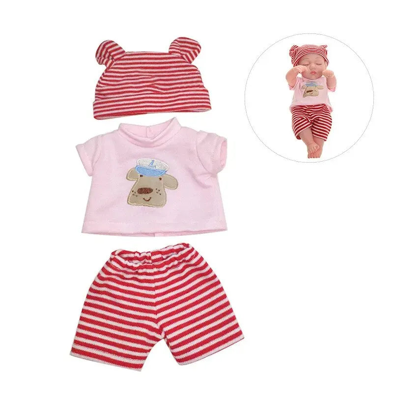 Adorable Jumpsuit Outfit for 12-Inch Reborn Dolls