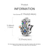Classic Charm Bead with Cubic Zirconia Accent