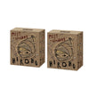 A pair of POP MART Hirono Mist-Walker series blind box keychains packaged in cardboard boxes.