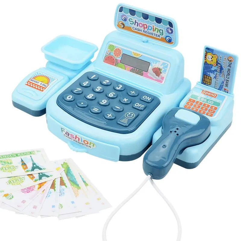Kids Cash Register Toy with Lights and Sounds
