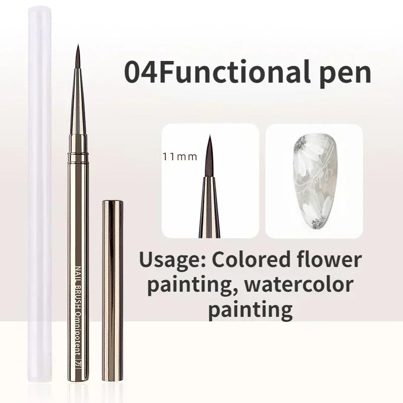 Professional Nail Art Brush Set for Gel and Acrylic