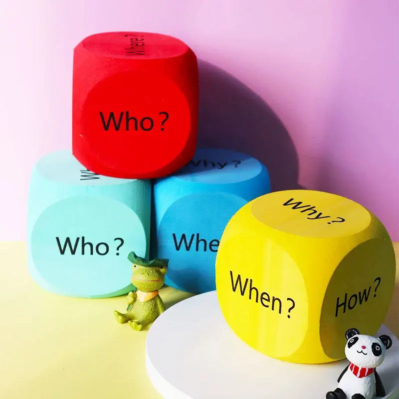 Interactive Question Word Dice for Classroom Learning