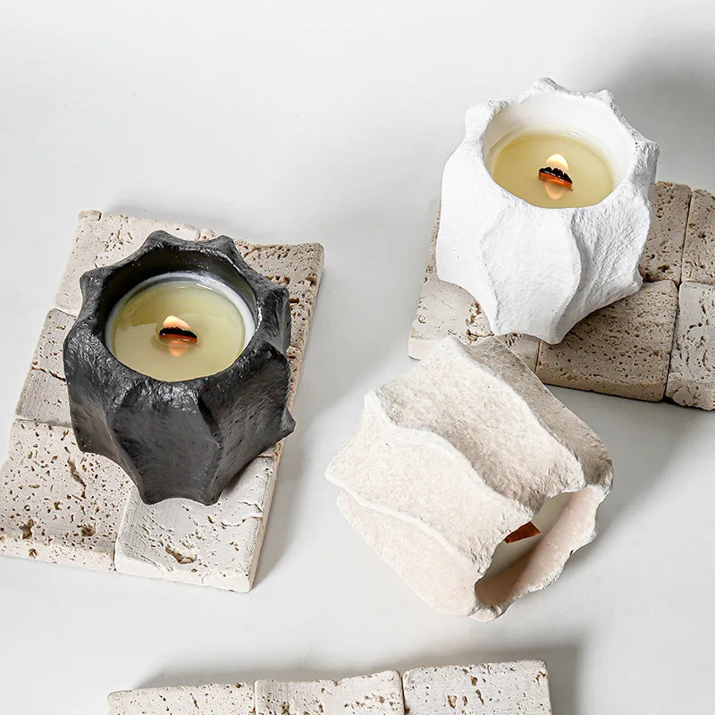 Wavy Edge Silicone Mold for Concrete Candle Cups & Decor