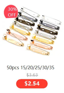 30% off handmade flattened chain connectors for jewelry making in various sizes