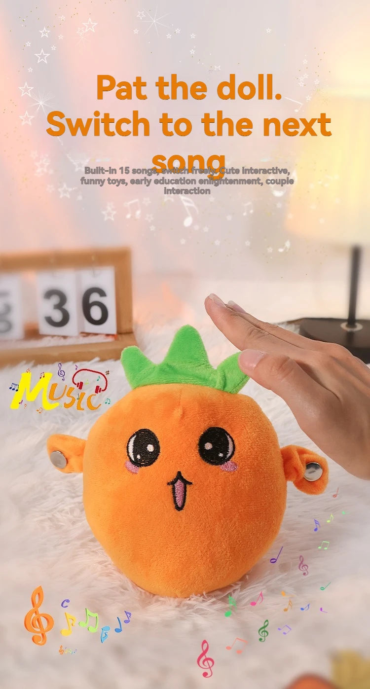 Fruit Metronome Plush Toy with Music
