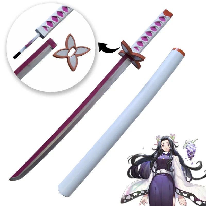 Demon Slayer Katana Cosplay Sword – Orange Rengoku & Kochou Kanae Style